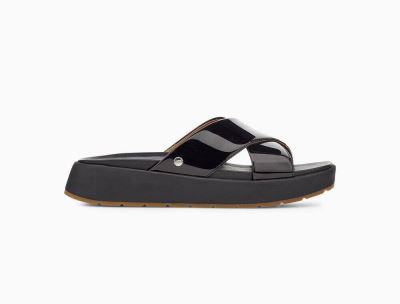 UGG Emily Womens Slides Black - AU 856BY